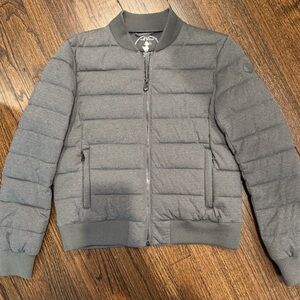 SAVE THE DUCK Charcoal Quilted Jacket